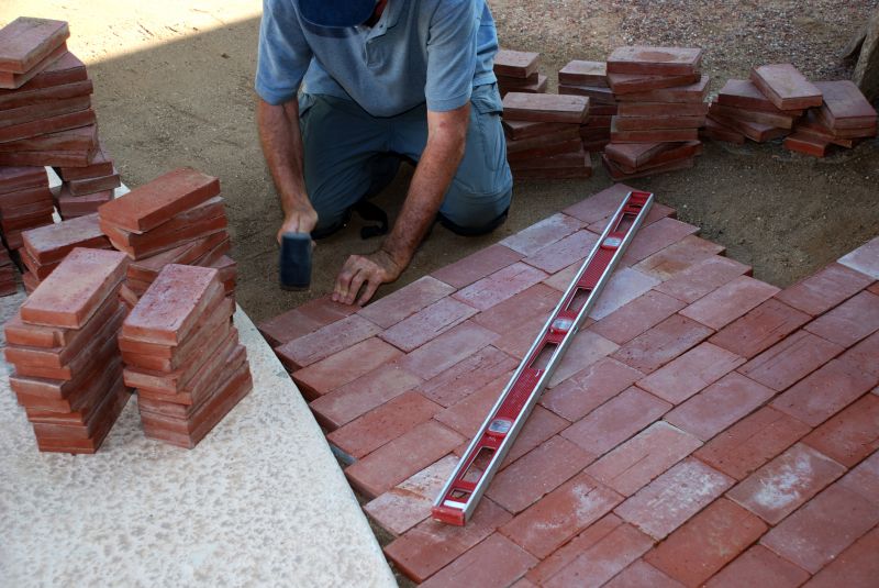 Classic brick paver design